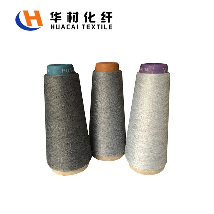 Fil de polyester filé teint